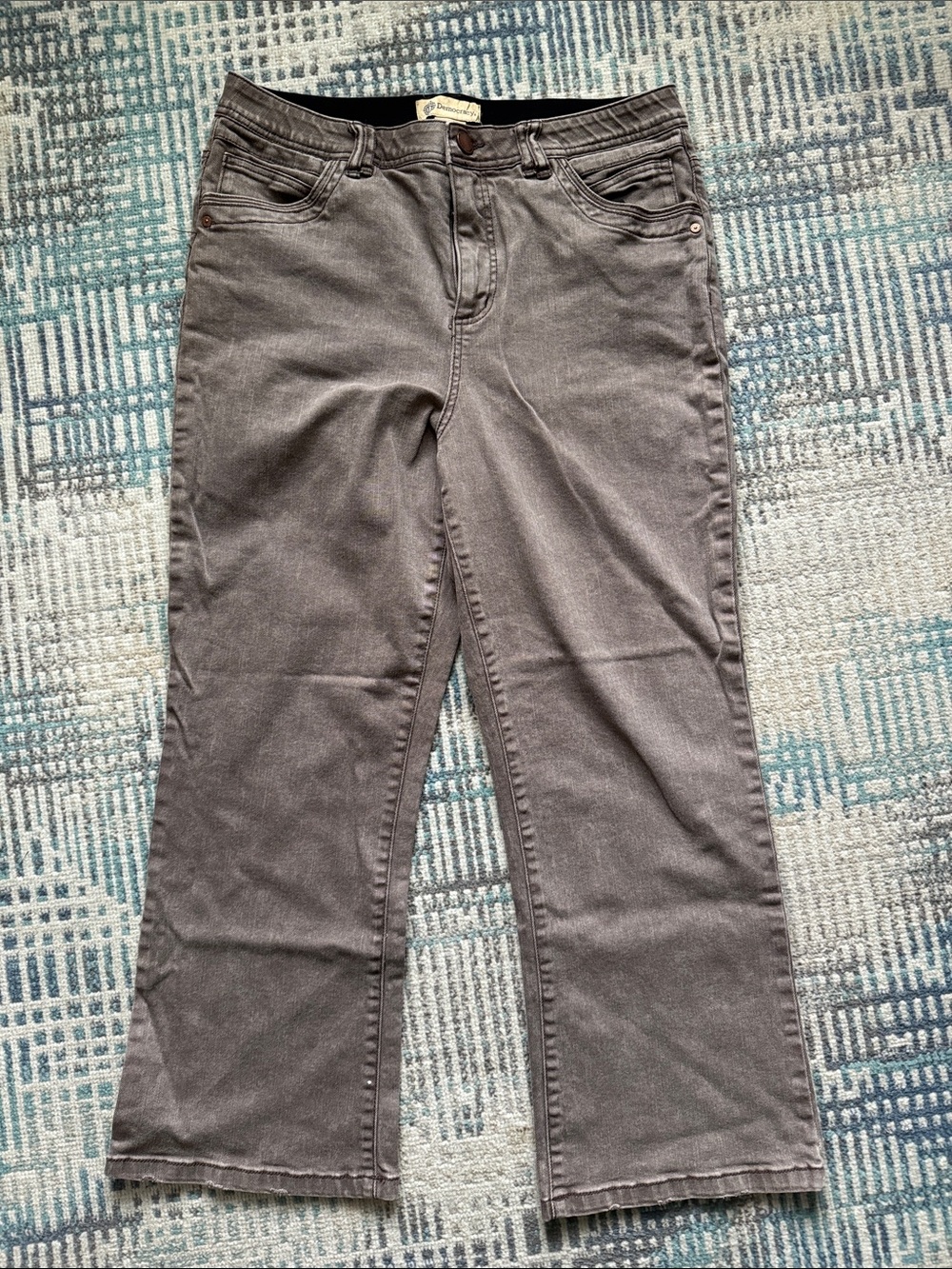Democracy Gray Flared Jeans